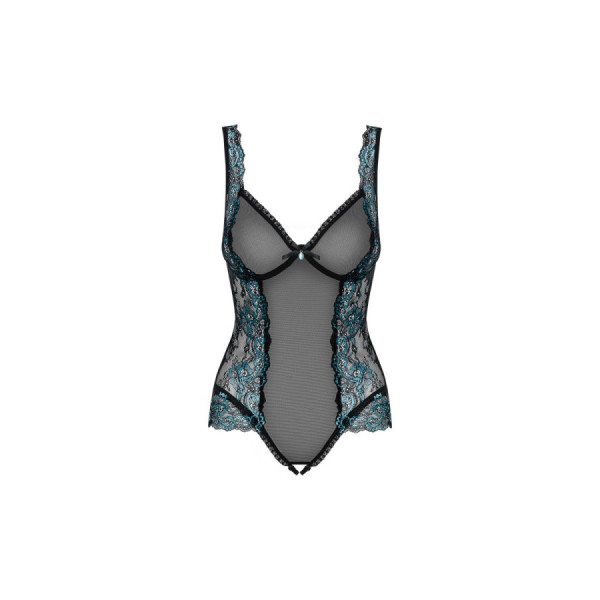 Amanta Body ouvert - Noir et Turquoise